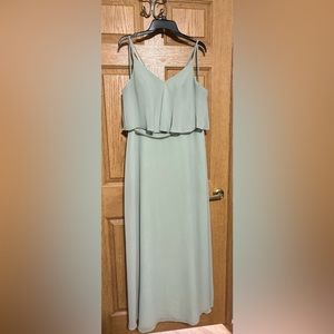 Azazie Sage Green Bridesmaid Dress